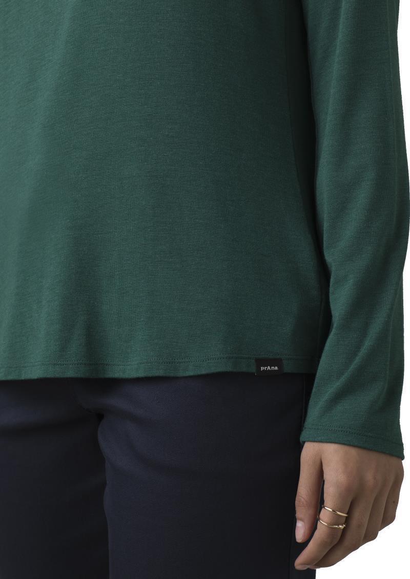 Foundation LS Crew - Womens - Deep Pine Heather 4