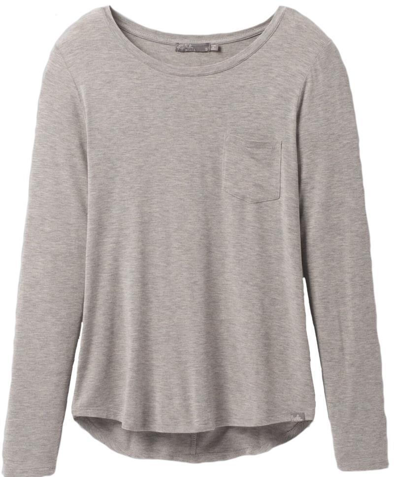 Foundation LS Crew - Womens - Heather Grey 1