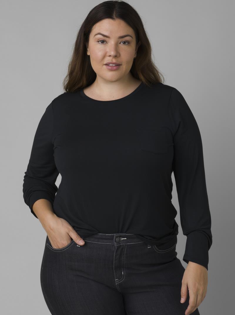 Foundation LS Plus - Womens - Black 2