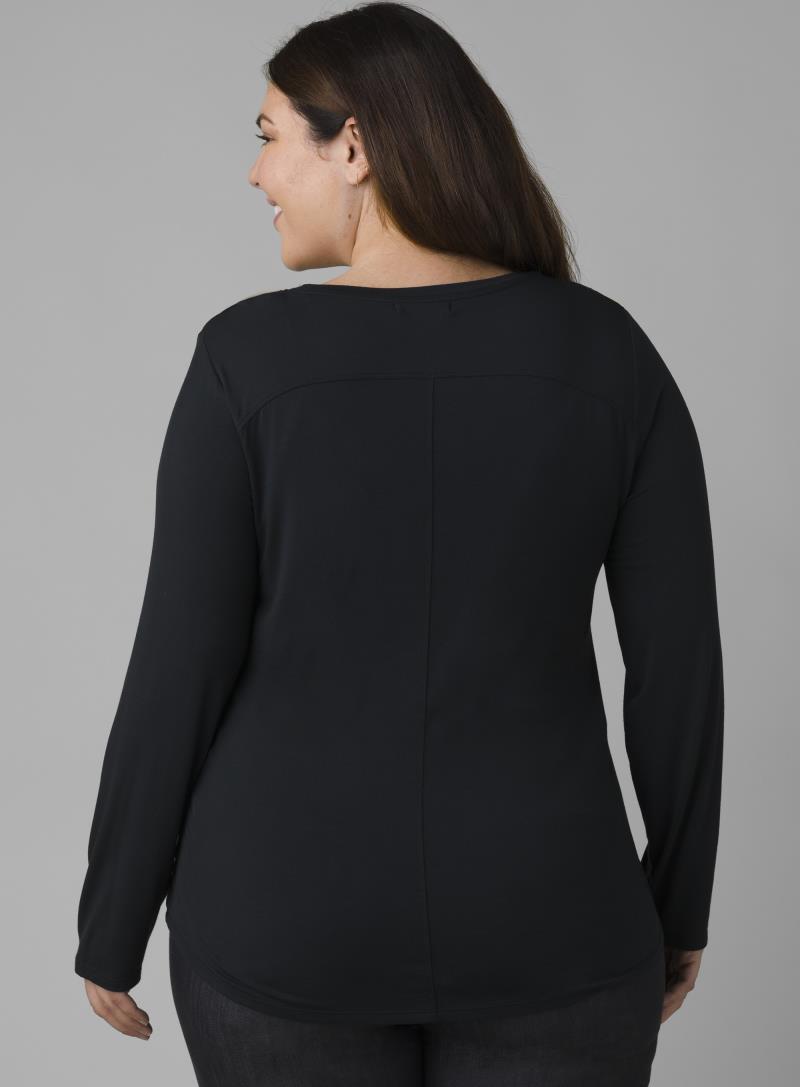 Foundation LS Plus - Womens - Black 3