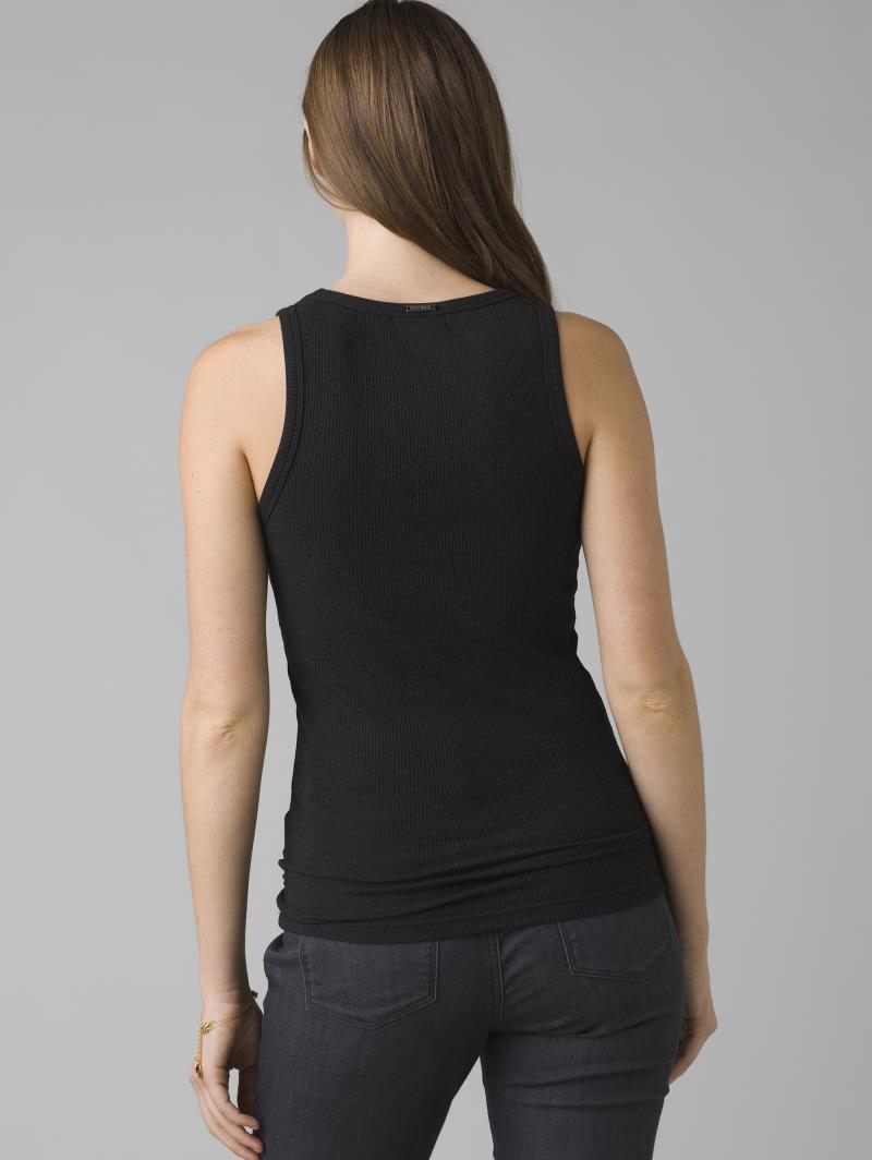 Foundation Rib Tee - Womens - Black Heather 3