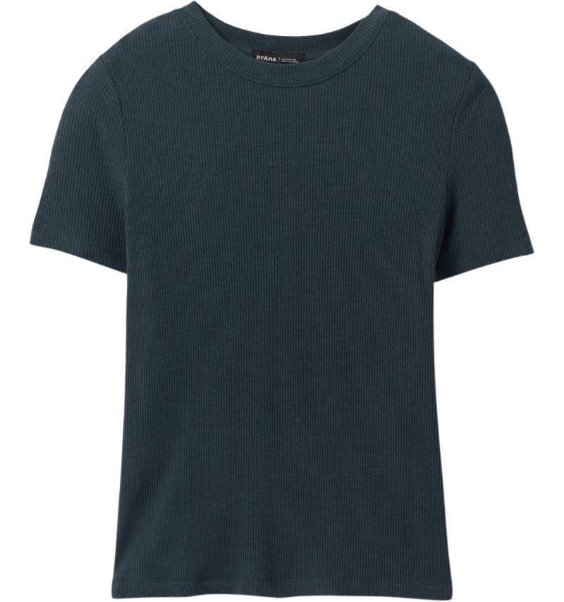 Foundation Rib Tee - Womens - Grey Blue Heather 1