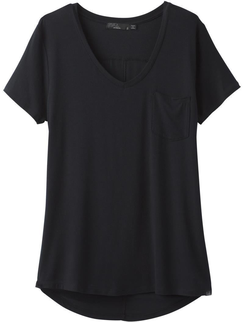 Foundation SS V-Neck - Womens - Black 1