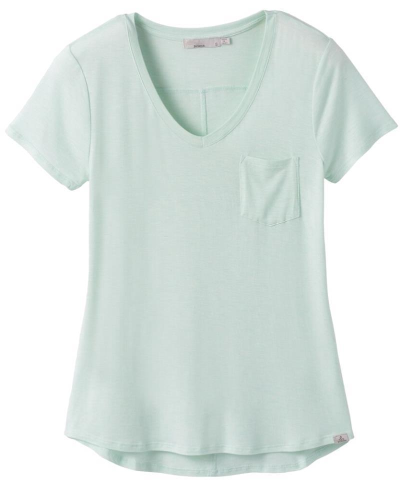 Foundation SS V-Neck - Womens - Breeze Heather 1