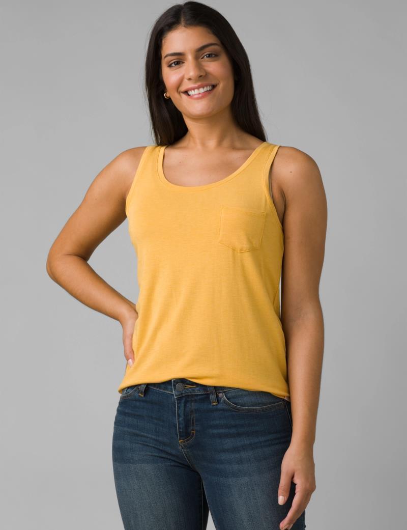 Foundation Scoop Neck Tank - Womens - Birch Heather 2