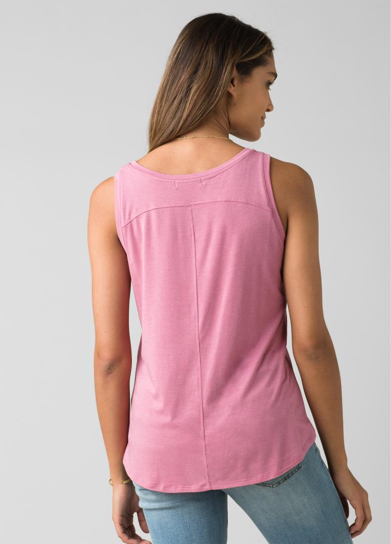 Foundation Scoop Neck Tank - Womens - Cassis Heather 3