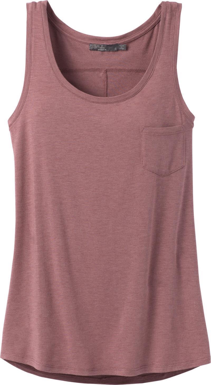 Foundation Scoop Neck Tank - Womens - Dark Mauve Heather 1