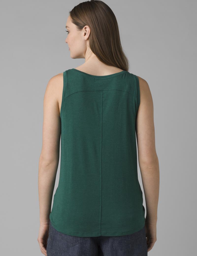 Foundation Scoop Neck Tank - Womens - Deep Pine Heather 3