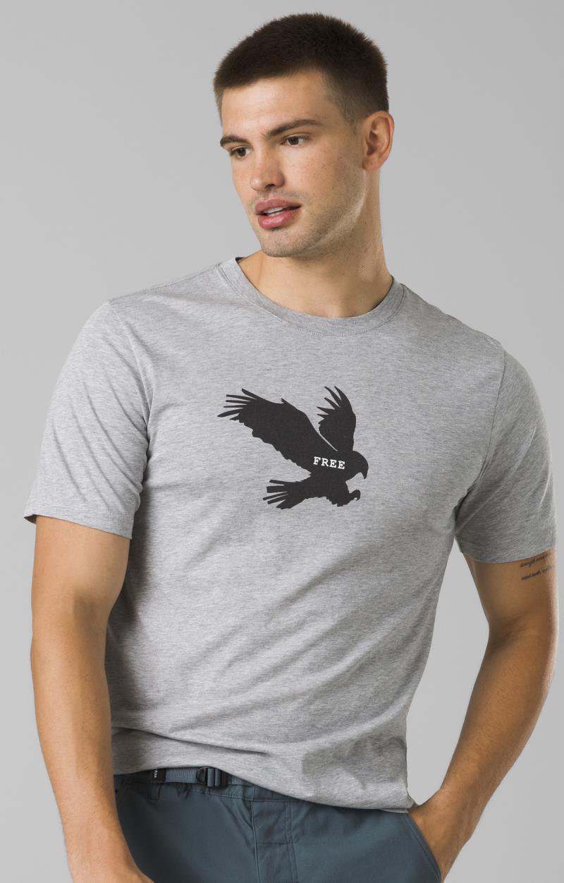 Freebird Journeyman SS Tee - Slim - Mens - Medium Heather Grey 2