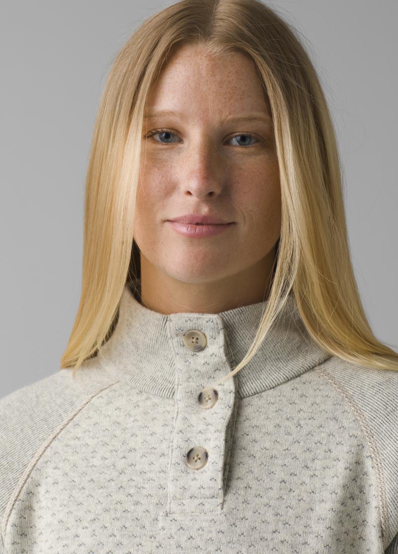 Frozen Falls Sweater - Womens - Pebble Grey 3