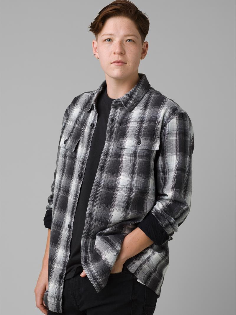 Glover Park Flannel - Mens - black 1