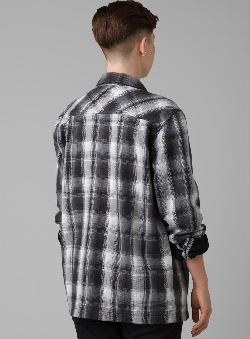 Glover Park Flannel - Mens - black 1