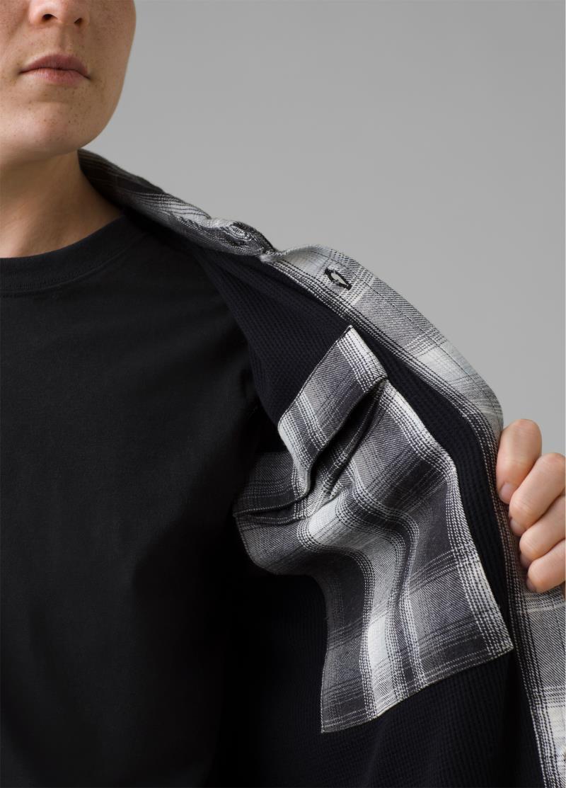 Glover Park Flannel - Mens - black 1