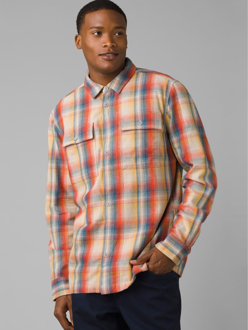 Glover Park Flannel - Mens - stone 1