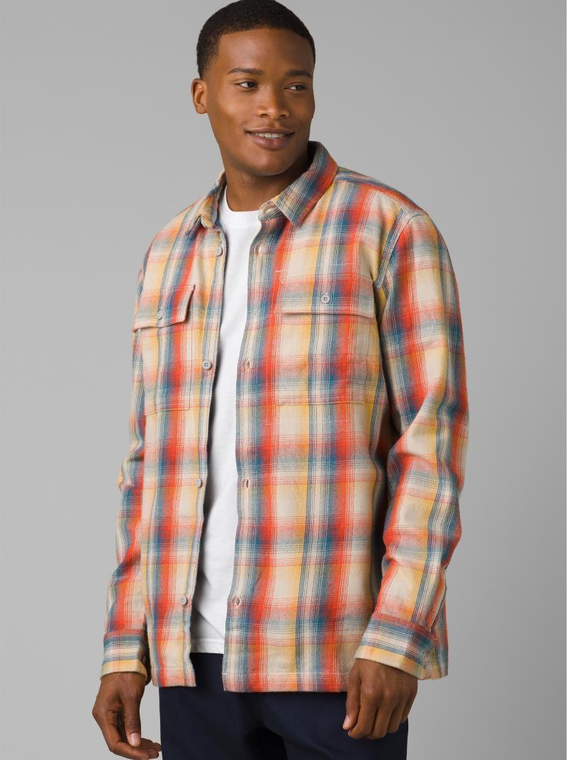 Glover Park Flannel - Mens - stone 1