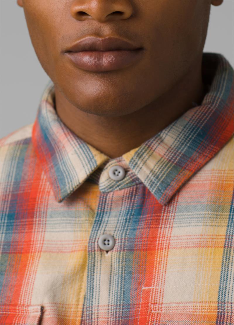 Glover Park Flannel - Mens - stone 1