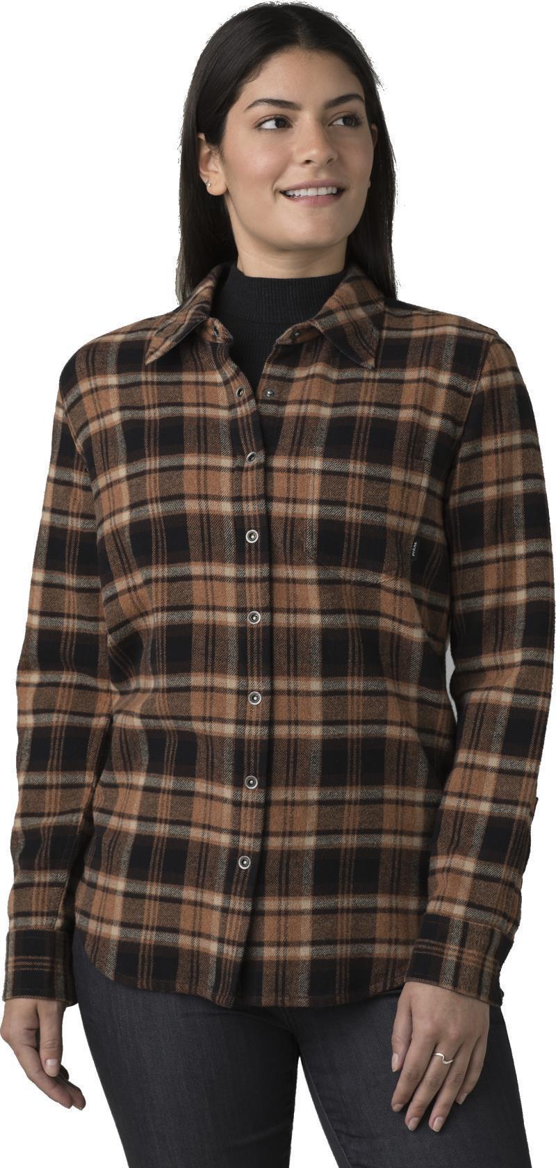 Golden Canyon Flannel - Womens - Sepia 2