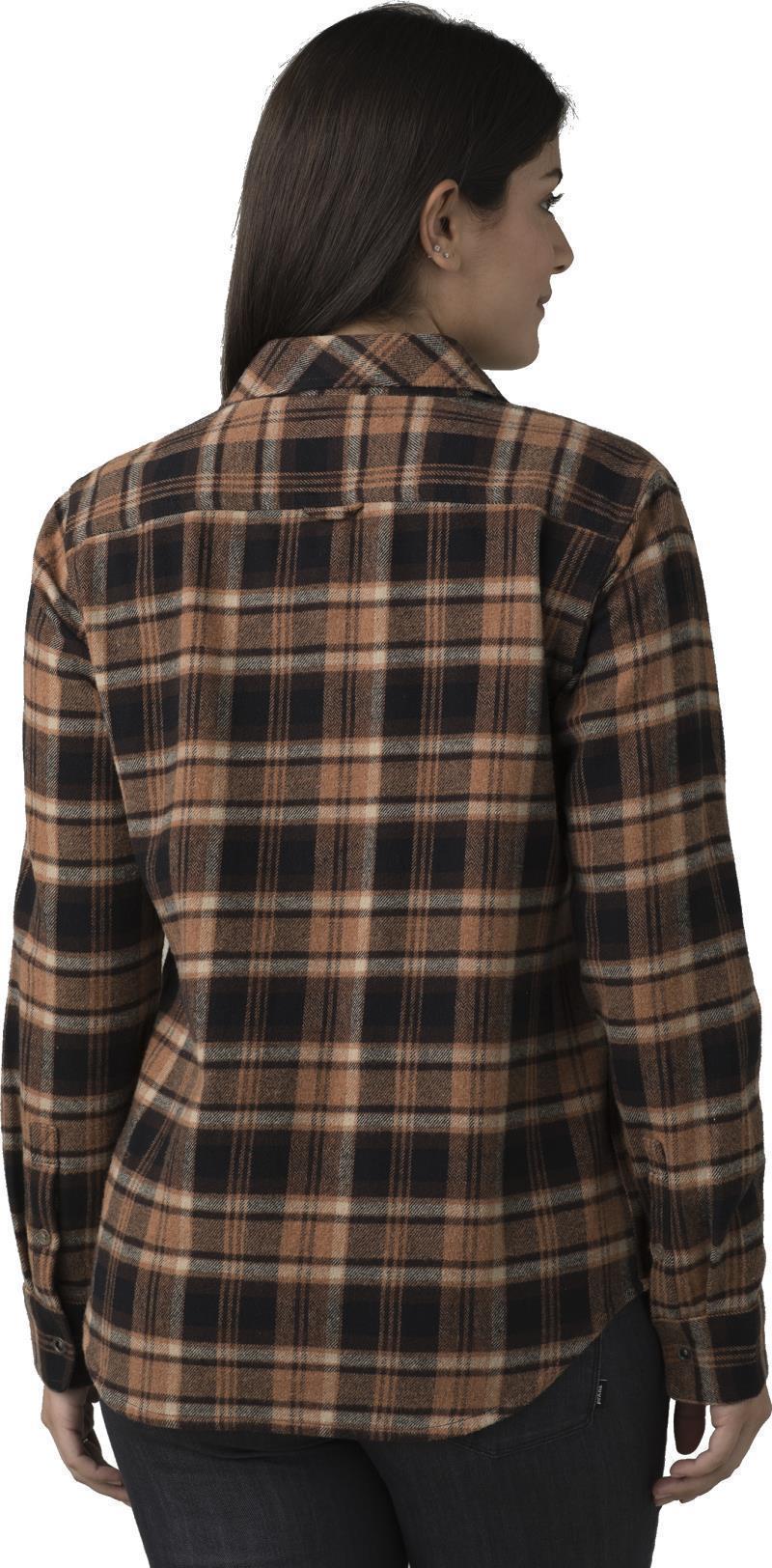 Golden Canyon Flannel - Womens - Sepia 3
