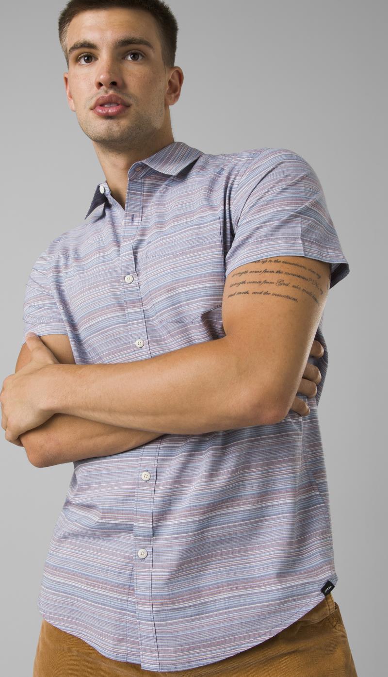 Groveland Shirt - Standard - Mens - Clear Sky Stripe 2