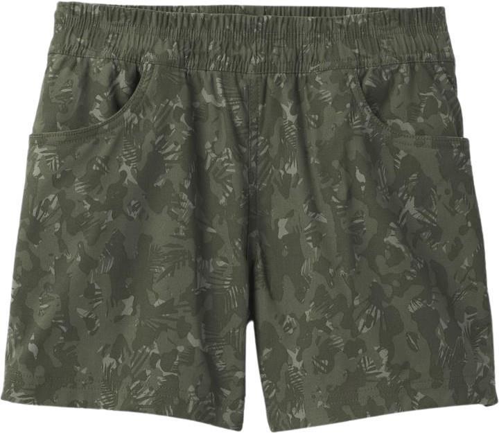 Halle E-Waist Shorts II, 5" Inseam - Womens - Evergreen Camo 1