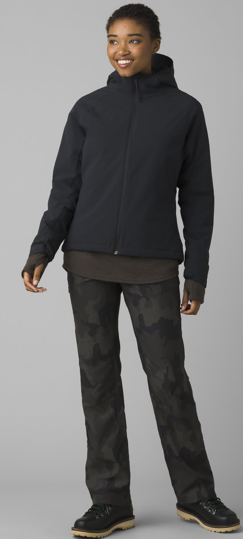 Halle Pants II, Tall - Womens - Charcoal Camo 4