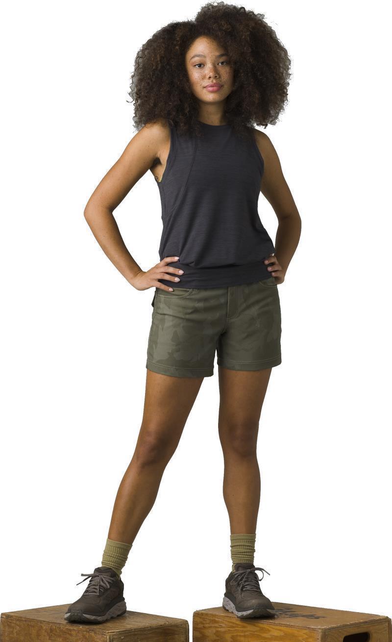 Halle Shorts II, 5" Inseam - Womens - Sage Camo 3
