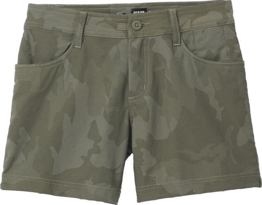Halle Shorts II, 7" Inseam - Womens - Sage Camo 1