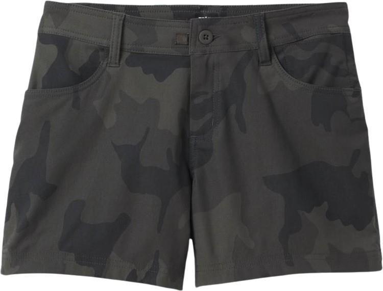 Halle Shorts Plus II, 7" Inseam - Womens - Charcoal Camo 1