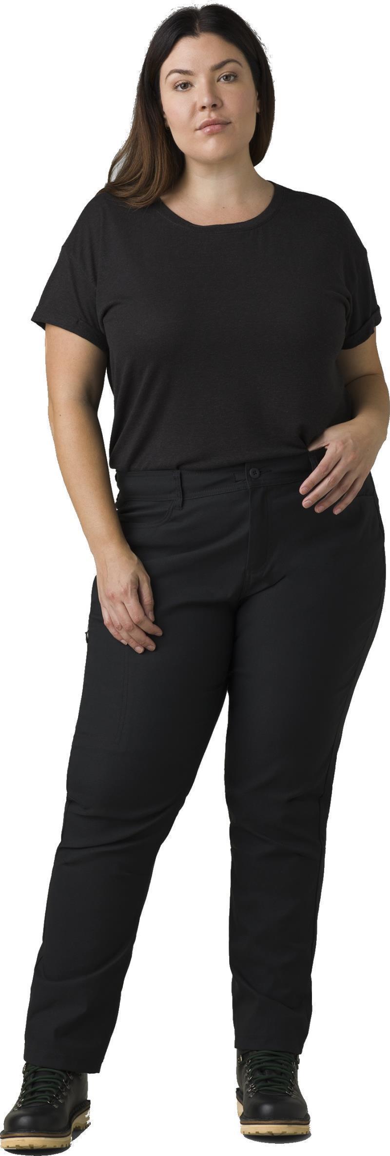 Halle Straight Pants Plus II, Reg - Womens - black 1