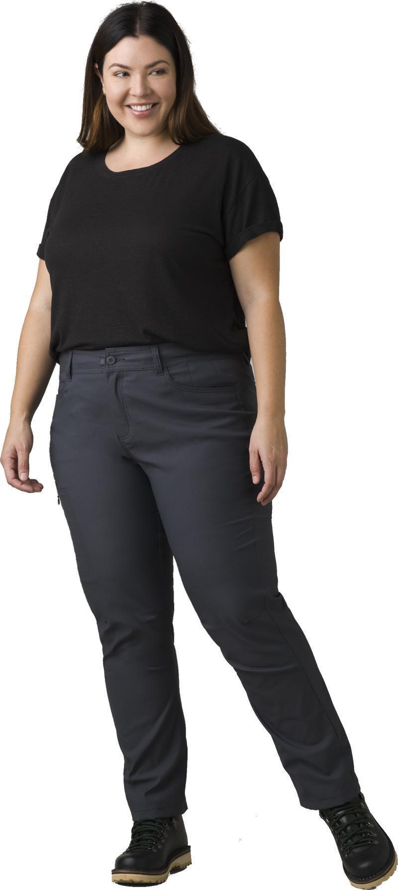 Halle Straight Pants Plus II, Reg - Womens - coal 1