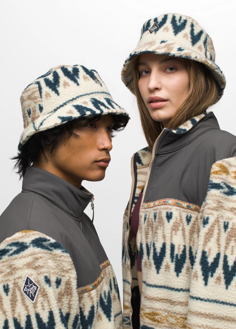 Hurricane Fleece Bucket Hat - Sandbar Geo 2