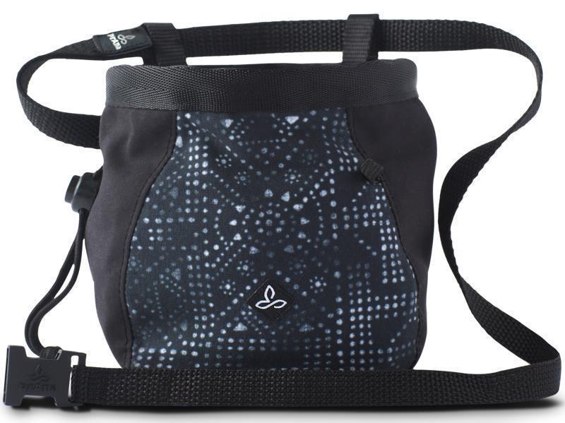Large Chalk Bag with Belt - Womens - Black Mosaic 1