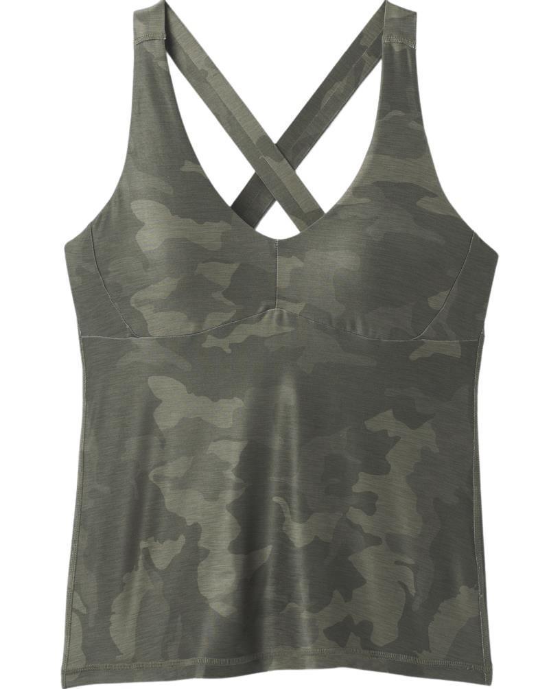 Layna Bra Tank - sage camo 1