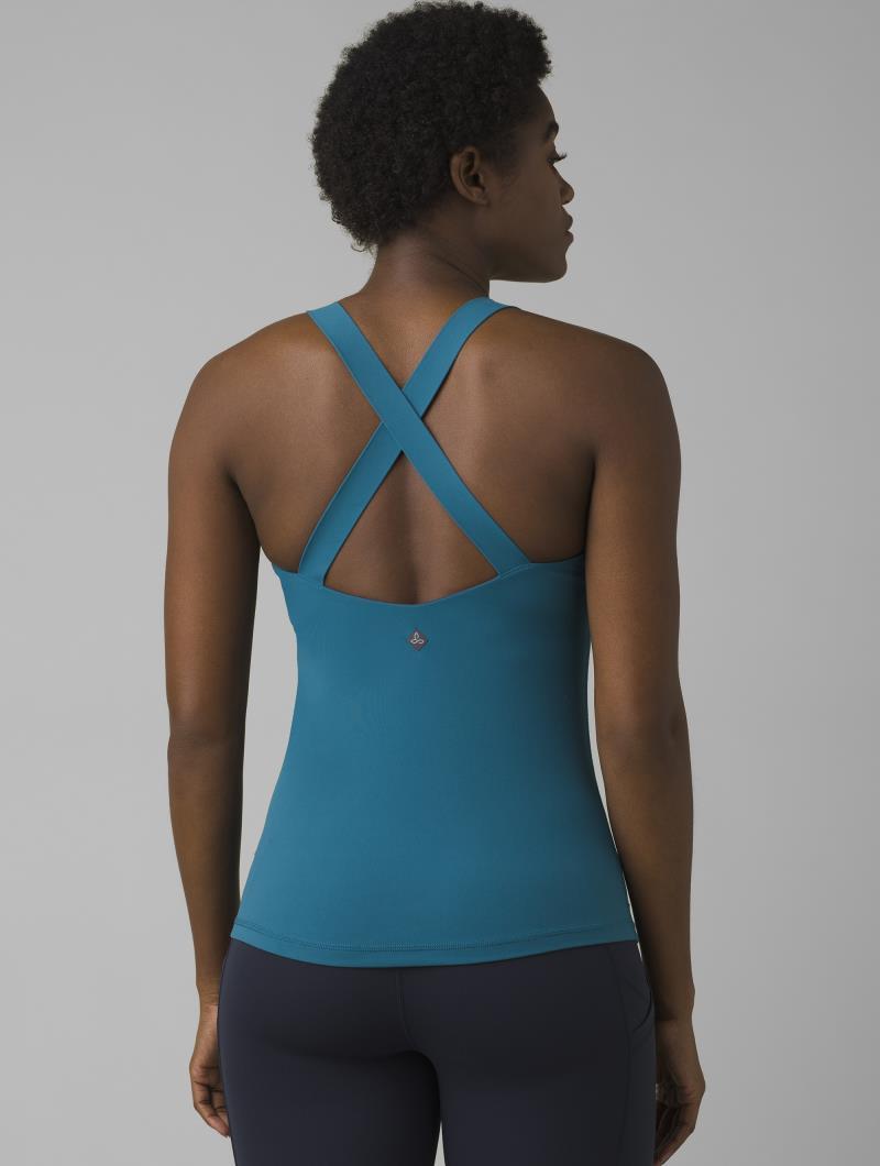 Layna Bra Tank - storm blue 1