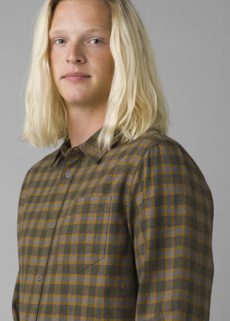 Los Feliz Flannel Shirt - Standard - Mens - antique bronze 1