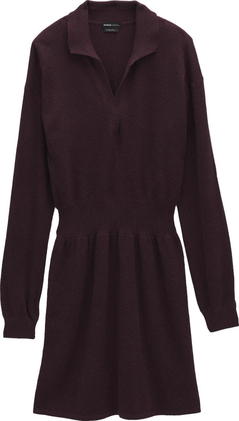 Milani V-Neck Dress - Mulberry 1