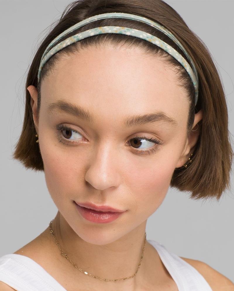 Printed Double Headband - Womens - Agave Sizzle 2