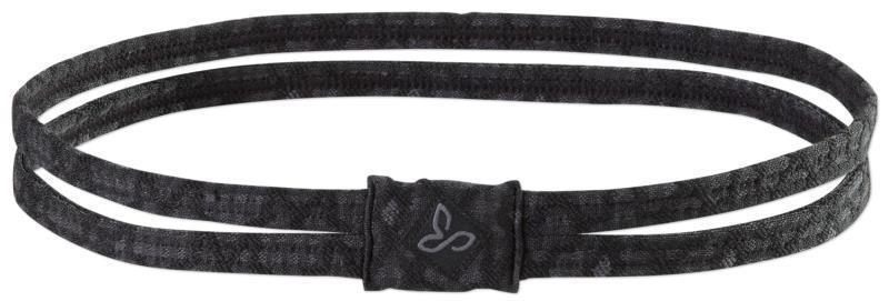 Printed Double Headband - Womens - Black Jacquard 1