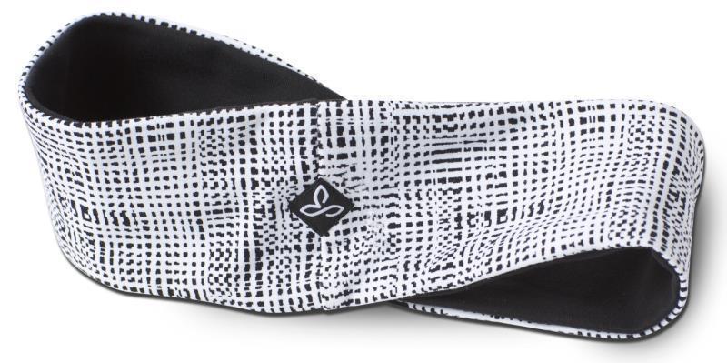 Reversible Headband - Womens - White Print 1
