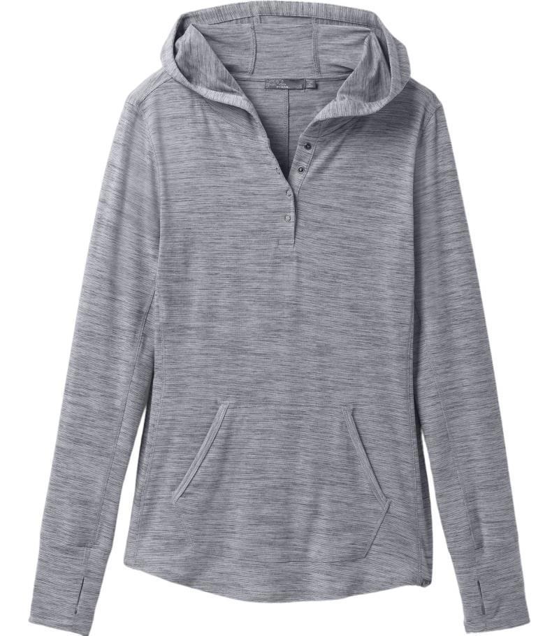 Sol Protect Hoodie - Womens - Heather Grey 1