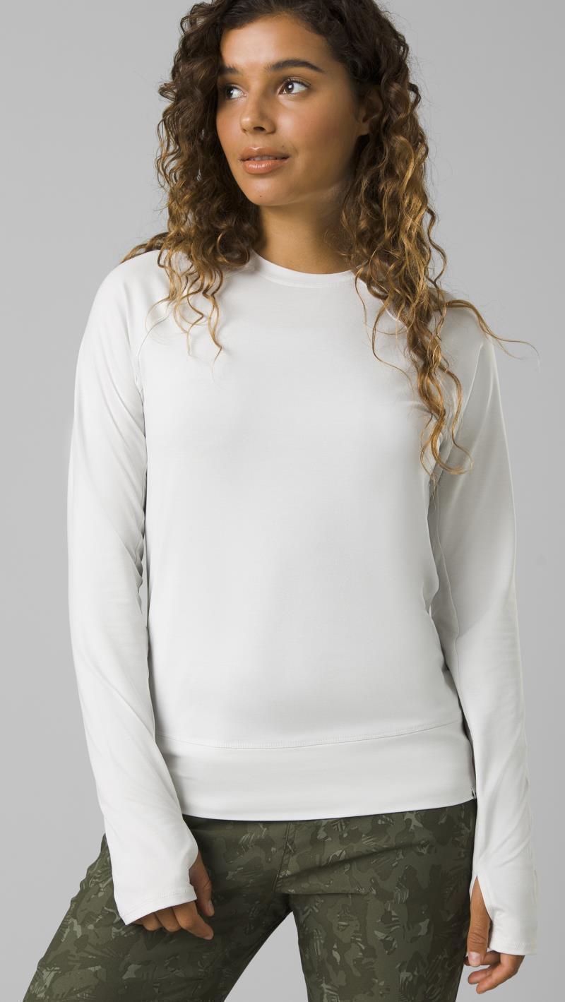 Sol Searcher LS Top - Womens - Soft White 2