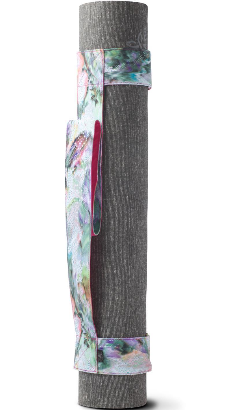 Yoga Strap / Tote Mat Holder - White Graceful 1