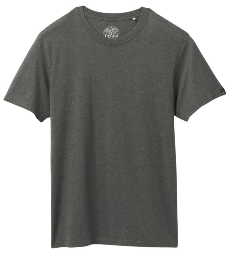 prAna Crew T-Shirt - Mens - Charcoal Heather 1