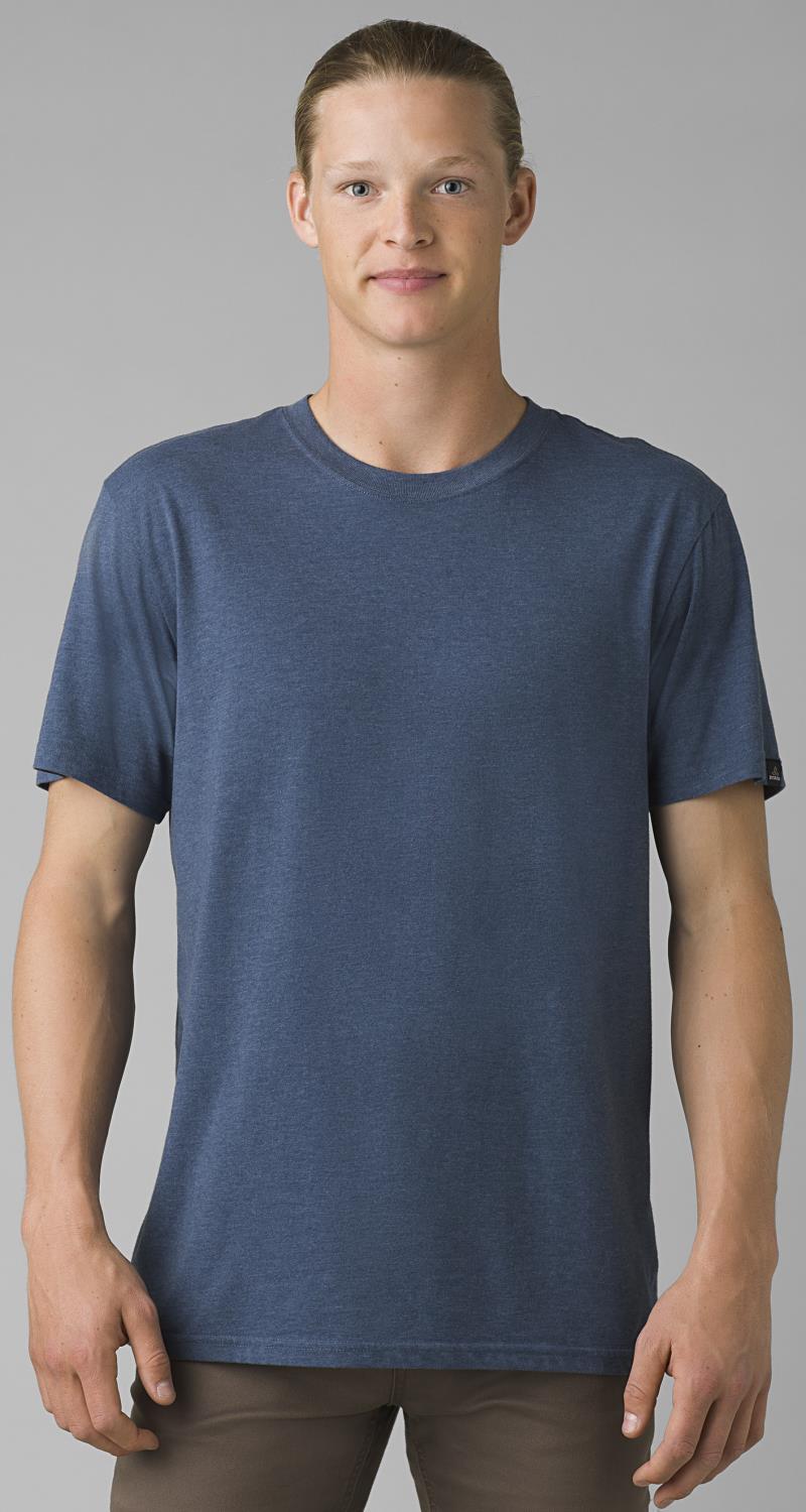 prAna Crew T-Shirt - Mens - Denim Heather 2