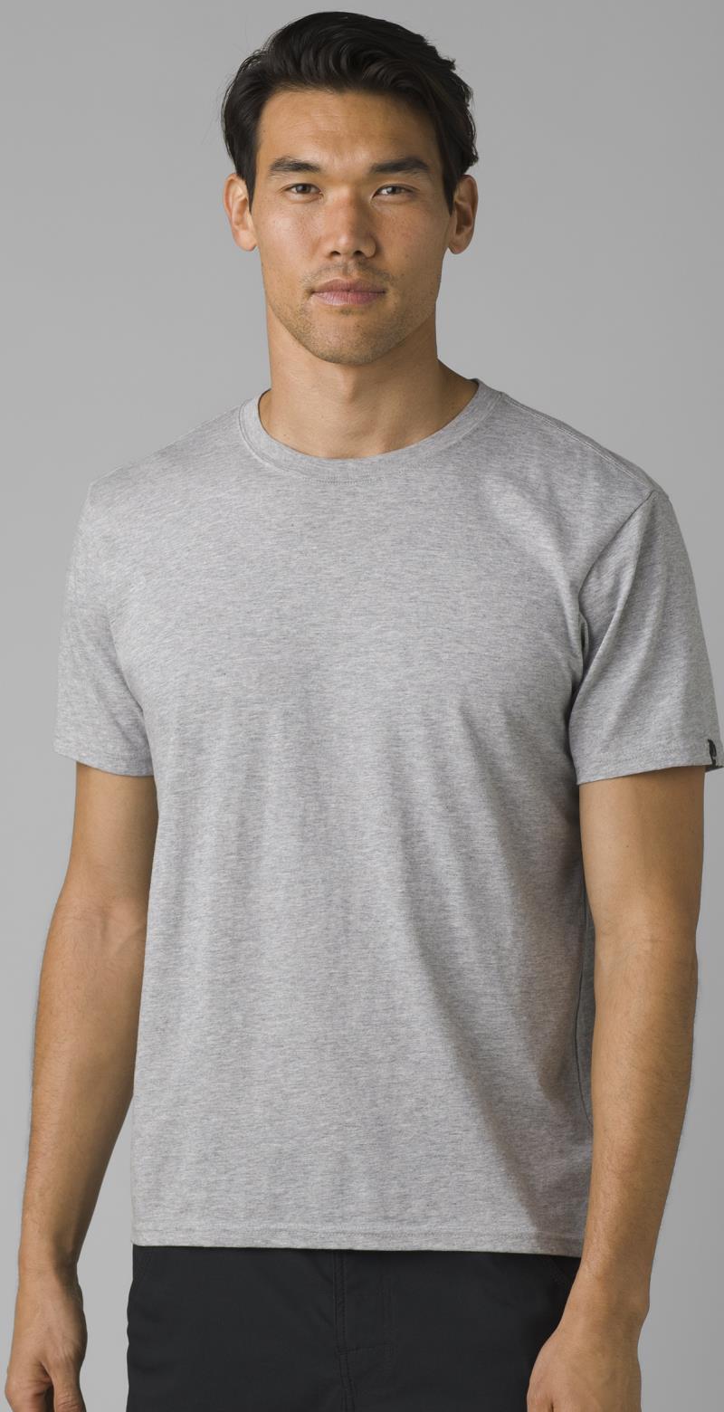 prAna Crew T-Shirt - Mens - Medium Heather Grey 2