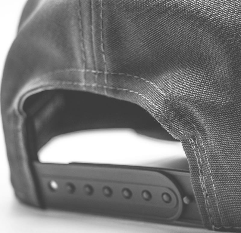 VPO Structured Adjustable Hat - Small Pure Logo - Charcoal 2