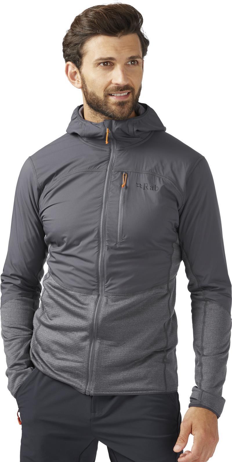 Ascendor Summit Hoody Full Zip - Mens - Graphene 3