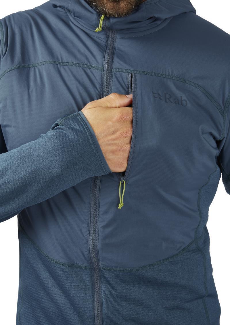 Ascendor Summit Hoody Full Zip - Mens - Orion Blue 8