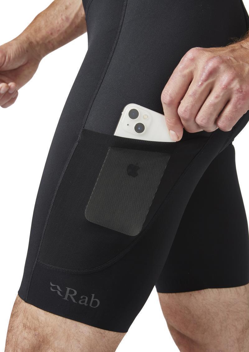 Cinder Cargo Bib Shorts - Mens - Black 8