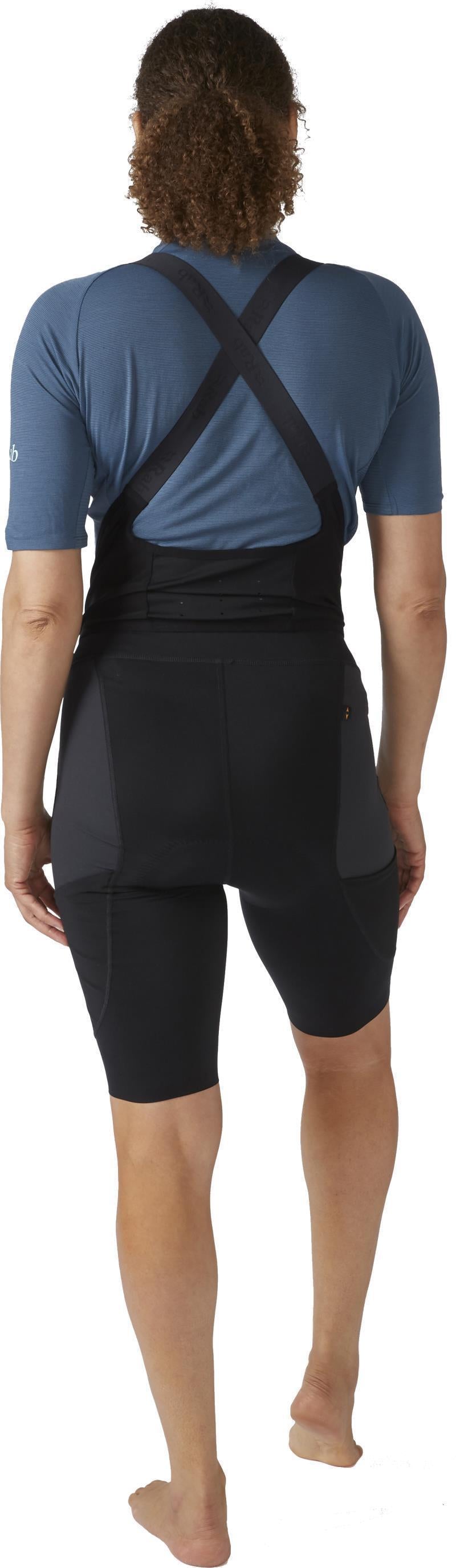 Cinder Cargo Bib Shorts - Womens - Black 4